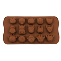 Candy Mold Animal-Chocolate-Molds Baking-Tools Silicone 3d-S