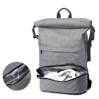 Men Anti-theft Travel Backpack Sports Gym Bag Independent Shoes Storage Dry Wet Waterproof Fitness Bag Laptop Rucksack