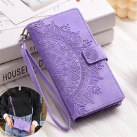 Cover For XiaoMi 12 Lite Pro 12T 11T 11 POCO M3 M4 X3 NFC X4 RedMi 9 10 10A 10C Note 11S Zipper Leather Wallet Card Phone Case