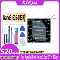 KiKis Battery Nano2 Nano3 Nano4 Nano5 Nano6 Nano7 For Apple iPod Nano 2 3 4 5 6 7/2G 2nd 3rd 3TH 3Gen 4th 5G 5th 6th 7th Bateria