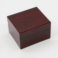 Stock Wooden Watch Box Wooden Watch Box Single Flip Cap Watch Wooden Storage and Display Boxes