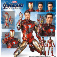 2023 New The Avengers 4 Iron Man Mk85 War Damaged 6-inch Marvel Battle Damaged Edition Joints Movable Favorite Model Ornaments