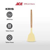 Ace Kris Spatula Tuner Silikon - Krem Beige Sendok Penggoreng Food Grade Sepatula Sutil Pengangkat D