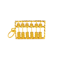 916 Gold Abacus Pendant | Loket Sempoa Emas 916 | Wealth Prosperity Fortune Charm (4.90g)