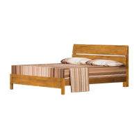 【A FACTORY 傢俱工場】風尚 香檜5分實木床板可調式實木床架 雙大6尺