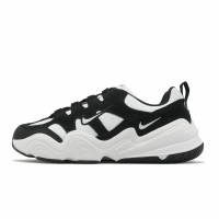 Nike 休閒鞋 Wmns Tech Hera 女鞋 黑 白 拼接 麂皮 老爹鞋 復古 運動鞋 DR9761-101