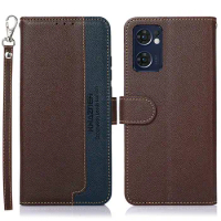 2024 Reno7 Lite 7Z 7 Pro 5G Luxury Cover Business Wallet Skin Anti-theft Brush Leather 360 Protect for OPPO Reno 7 Z Case Flip F