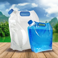 透明折疊水桶 5-10L 摺疊水桶 露營水桶 儲水袋 儲水桶 伸縮水桶 蓄水桶【OE0270】99750走走去旅行