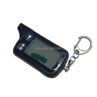 10 PCS/lot TZ9010 LCD Remote Control Keychain,TZ-9010 Key Chain Fob for 10PCS Vehicle Security 2-Way Car Alarm Tomahawk TZ 9010