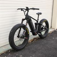 Preorder Full Suspension Fat Tire Bafang Ultra G510 M620 48V 1000W Mid Ddrive Ebike Mountain Electric Bike Bicycle