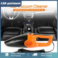 Portable Car Vacuum Cleaner For Auto Handheld Vaccum Cleaner Car Vacuum Cleaner Cable 12V Vacuum Cleaners Portable