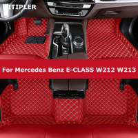 TITIPLER Custom Car Floor Mats For Mercedes Benz E-CLASS W212 W213 2009-2023 Years E200-E500 Auto Carpets Foot Coche Accessories