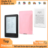 Kindle 8th E-Book Reader Registerable Account WIFI Connection Without Backlight 6 inch Ink Touch Screen EBook E-ink Ebook Reader