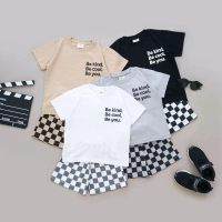 Little Caim -  Be Kind Set Baju Anak Unisex Baju Anak Laki Laki Baju Anak Perempuan Baju Setelan Ana
