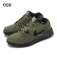Nike 休閒鞋 Jordan Stadium 90 GS 大童 女鞋 軍綠 黑 喬丹 低筒 復古 HF6014-201