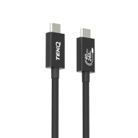 【TEKQ 璿驥國際】USB-IF 認證 USB4 Gen3 高速傳輸線 40Gpbs 240W 相容Thunderbolt 3/4(100cm)