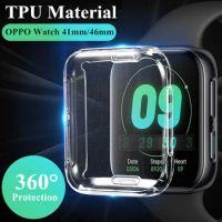 Full Coverage Protection Soft TPU Protector Cover 41mm For OPPO Watch 46mm Clear Screen Cover For OPPO Watch 41mm 46mm
