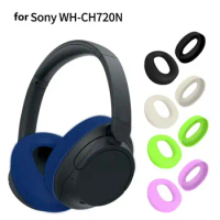 1Set Soft Silicone Case Cover for Sony WHICH 720 N Wireless Headphones Bluetooth On-Ear Headset Anti-Scratch Ear Pad Cover