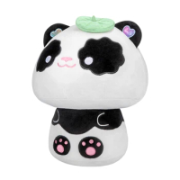 Mewaii Mushroom Plush Cute Stuffed Animal Soft Plush Panda Gift Panda Plush Pillow Plushies Squishy Kawaii Plush Toys Gift Girls