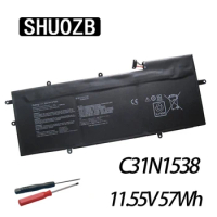 SHUOZB 11.55V C31N1538 Laptop Battery For Asus ZenBook Flip Q324UA UX360UA UX360UA-C4010T UX360UA-1C Q324UAK C31Pq9H UX360UAK