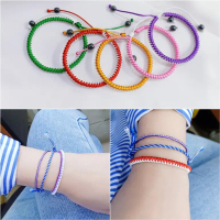 Gelang Tangan Persahabatan friendship bracelet Tali Korea. LV2. Pria wanita Bracelets