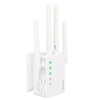 AC1200M Wifi Signal Booster 300Mbps/867Mbps WiFi Booster 5GHz &amp; 2.4GHz Dual Band WiFi Extender Booster 4 Antennas 802.11N/g/b/ac