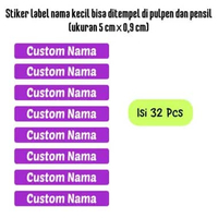 Stiker Nama | Stiker Pensil | Stiker Pulpen | Stiker Label | Stiker Alat Tulis Kantor | Stiker Kromo