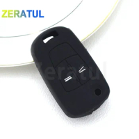 For Opel Vauxhall Corsa Astra Vectra Signum Silicone Remote Key Cover Fob Case Remote Flip Folding Car Key Shell 2 Buttons