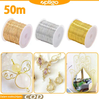 50m Kawat Manik Manik 0.3mm Tali Kawat Tembaga Untuk Membuat Perhiasan DIY