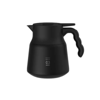 【HARIO】V60 VHSN系列雙層真空不鏽鋼保溫咖啡壺PLUS 03 800ml 黑色(保溫 咖啡壺)
