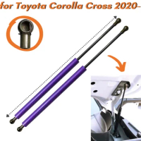 9 Colors Carbon Fiber Bonnet Hood Gas Struts Springs Dampers for Toyota Corolla Cross 2020-present Lift Supports Shock Absorber