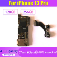 Original Motherboard for iPhone 13 Pro 13pro 128gb 256gb 512gb Unlocked Mainboard With Face ID Clean iCloud Logic Board