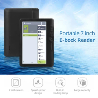 Portable E-book Reader 7 inch Multifunctional E-reader 8/16GB Memory Compact Size Buitl-in Lithium Battery Long Endurance Time