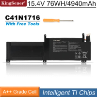 KingSener C41N1716 Laptop Battery For ASUS ROG Strix GL703GS GL703GM ROG Strix S7BS S7BS8750 GL703GM-NS73 GL703GM-DS74
