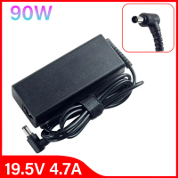Bộ sạc AC, 19,5V 4,7A, 90W, 6,5 * 4,4mm, Tương thích với Sony Vaio PCG-61511L, VGP-AC19V20, VGP-AC19