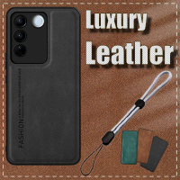 เคสหนังนิ่มสำหรับ VIVO V27 V27 PRO S16 S16 Pro พร้อมสายคล้องมือถือแบบปรับได้