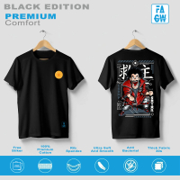 FAGW Kaos Dragon Ball Original Premium Comfort Hitam Putih Unisex T-Shirt Katun Combed Cowok Dewasa 