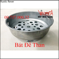 Bầu Đựng than,Bát để than 22cm, xô chứa than bếp nướng giá rẻ ngoài trời, âu chứa than dùng cho lò n