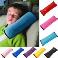 9 Colors Baby Auto Pillow Car Safety Belt Protect Shoulder Pad Vehicle Seat Belt Cushion For Kids Children Soft Headrest