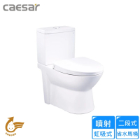 【CAESAR 凱撒衛浴】二段式省水馬桶/管距30(CF1340 不含安裝)