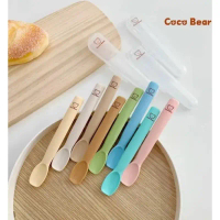 ￼Thìa ăn dặm Coco Bear siêu mềm cho bé từ 5m+ Thìa Cocobear
