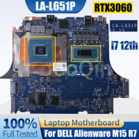 LA-L651P For Dell Alienware M15 R7 Notebook Mainboard i7-12700H GN20-E3-A1 RTX3060 8G 02R5KV Laptop Motherboard Full Tested
