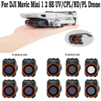 For DJI Mavic Mini 2 Camera Lens Filter Kit Drone Accessories Drone Lens Protector Filter for DJI Mavic Mini 1 2 SE UV/CPL/ND/PL