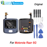 Original Secondary LCD Screen and Digitizer Full Assembly for Motorola Razr 5G