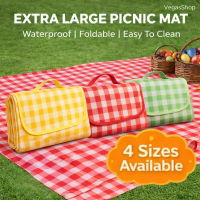 200x300cm Portable Picnic Mat Waterproof Large Family Size Camping Beach Ready Tikar Picnic Mudah Ba