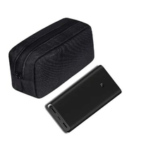 New soft canvas Travel bag Portable Case for Xiaomi Mi Power Bank 20000 20000mAh 2C Cover Portable Battery PowerBank Phone Bag