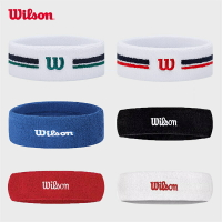 Wilson/威爾勝專業網球頭帶網球配件運動發帶運動頭巾頭箍吸汗帶