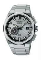 Seiko Seiko Astron GPS Solar 2025 Silvertone ‘Earth’ Limited Edition Silver Striped Pattern Dial Tit