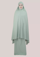 SITI KHADIJAH Siti Khadijah Telekung Flair Areej in Dusty Green