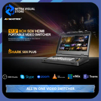 AVMATRIX SHARK S8X PLUS 17.3\ 8CH SDI/ HDMI PORTABLE VIDEO SWITCHER"